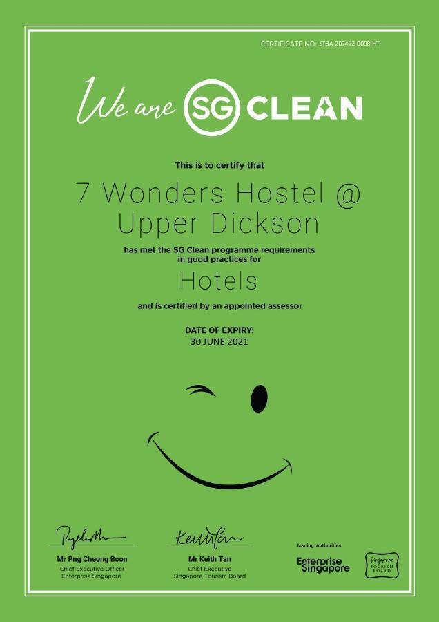 7 Wonders Hostel @ Upper Dickson  Singapore Buitenkant foto